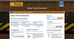 Desktop Screenshot of ideasparaconstruir.com