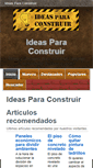 Mobile Screenshot of ideasparaconstruir.com